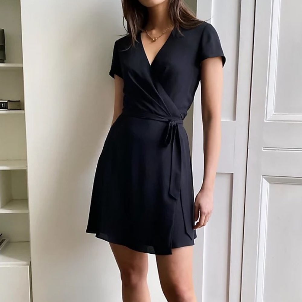 Babaton mini wrap dress